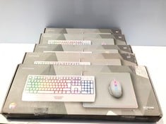 5 X MARS GAMING MCP124W KEYBOARDS (MAY BE BROKEN OR INCOMPLETE) -LOCATION 12B.