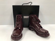 DKNY TILLY-WOMEN'S RAIN BOOTS, BOAT, RED, 37.5 EU - LOCATION 1C.