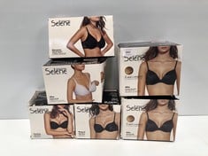 6 X SELENE UNDERWEAR VARIOUS SIZES AND MODELS INCLUDING MILA BRA SIZE 95B - LOCATION 13C.