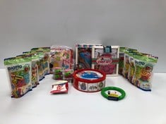 VARIETY OF CHILDREN'S TOYS INCLUDING PLAY DOUGH - LOCATION 50C.