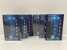 6 X ELECTRIC TOOTHBRUSHES PHYLIPAN PRO H7 SERIES MODEL HH06006/H7 - LOCATION 27C.