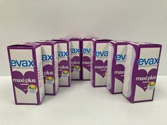 8 X EVAX SALVASLIP MAXI PLUS PANTY LINERS 30U - LOCATION 31C.