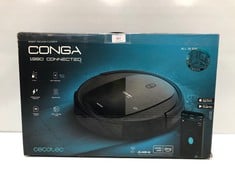 CECOTEC ROBOT HOOVER AND FLOOR CLEANER CONGA 1990 CONNECTED. 4IN1, 1400 PA, APP CONTROL, ALEXA AND GOOGLE HOME, SMART MOPPING, AUTONOMY 160 MIN (P.V.P 149€) - LOCATION 20C.