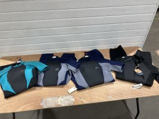 2X TYPHOON STORM3 B/E SHORTY WMN NAVY/GREY SIZES 8 AND 16 TO INCLUDE  STORMN3 B/E SHORTY WMN BLACK/AQUA SIZE 8  STORM3 B/E SHORTY WMN BLACK/GRAPHITE SIZE 12