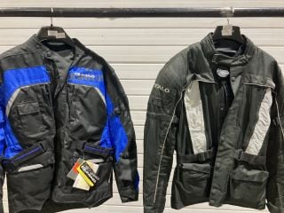 G-MAC PILOT JACKET BLACK BLUE STONE GREY (SIZE L) TO INCLUDE  BUFFALO RIDING JACKET BLACK GREY (52-42/L)