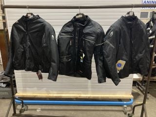 RICHA  ORCA  LADIES JACKET BLACK (D6XL) TO INCLUDE MILANO SPORT RAPIER JACKET BLACK (SIZE M) RICHA NAOMI JACKET BLACK (SIZE D4XL)