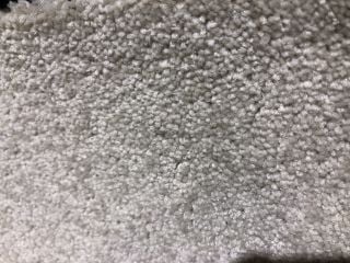 WHITE TEXTURED SUPER SOFT FIBRE CARPET (4M)