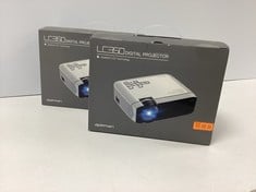 APEMAN LC350 2X DIGITAL PROJECTOR (ORIGINAL RRP - €119,99) IN WHITE (2 X WITH BOX) [JPTZ8045]