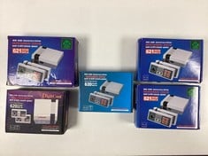 MINI GAME ANIVERSARY EDITION. MODELS WITH 620 AND 621 CLASSIC GAMES 5X GAME CONSOLES (ORIGINAL RRP - €395,99) IN VARIOUS. (WITH BOX. SEE PHOTOS FOR DETAILS) [JPTZ8039]