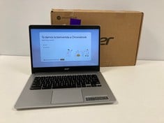 ACER CHROMEBOOK CB314-2H-K88N 46GB LAPTOP (ORIGINAL RRP - 200,56€) IN SILVER (WITH BOX AND CHARGER). ARM CORTES-A53, 3 GB RAM, [JPTZ8019].