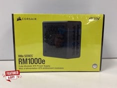 CORSAIR RM1000E ATX 3.0 POWER SUPPLY (ORIGINAL RRP - €168,11) IN BLACK (WITH SEALED BOX) (SEALED UNIT). [JPTZ8035]