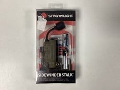 STREAMLIGHT SIDEWINDER STALK TACTICAL TORCH (ORIGINAL RRP - €177,83) IN OCHRE GREEN. (WITH BOX AND BATTERIES) [JPTZ8044]