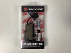 STREAMLIGHT SIDEWINDER STALK TACTICAL TORCH (ORIGINAL RRP - €177,83) IN OCHRE GREEN. (WITH BOX AND BATTERIES) [JPTZ8043