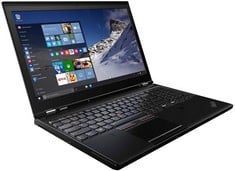 LENOVO THINK PAD P51 237 GB LAPTOP (ORIGINAL RRP - £599.99). (WITH CHARGER). INTEL I7-7820HQ, 16 GB RAM, [JPTC72770]