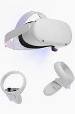 META QUEST 2 VR HEADSET GAMING ACCESSORY (ORIGINAL RRP - £270.00) IN WHITE. (WITH BOX) [JPTC72638]