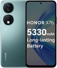 HONOR X7B MOBILE PHONE (ORIGINAL RRP - £179.99) IN GREEN. (WITH BOX) [JPTC72714]