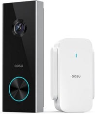 AOSU 2 X ASSORTED ITEMS TO INCLUDE VIDEO DOORBELL SECURITY. (WITH BOX). (SEALED UNIT). [JPTC72671]