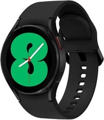 SAMSUNG GALAXY WATCH 4 40MM SMART WATCH (ORIGINAL RRP - £170.00) IN BLACK. (WITH BOX) [JPTC72642]