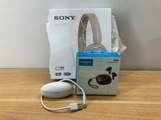 SONY 3 X ASSORTED ITEMS TO INCLUDE WH-CH520 AUDIO ACCESSORY. (WITH BOX) [JPTC72744]