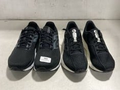 NEW BALANCE FUELCELL PROGEL TRAINERS BLACK/WHITE - SIZE 5.5 TO INCLUDE NEW BALANCE FRESHFORM ARISHI TRAINERS BLACK/WHITE - SIZE 5.5