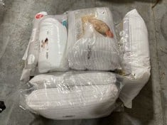 6 X ASSORTED ITEMS TO INCLUDE BHS 2 LUXURY HOTEL PILLOWS