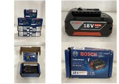 7 X BOSCH PROFESSIONAL 18V 5.0AH LITHIUM-ION BATTERY