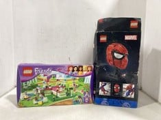 LEGO MARVEL 76285 SPIDER-MAN'S MASK TO INCLUDE LEGO FRIENDS 3942 HEARTLAKE DOG SHOW