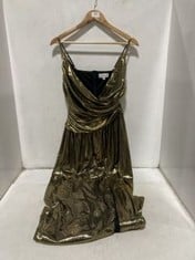 FAERIESTY GOLD MAXI DRESS - SIZE S