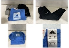 3 X ASSORTED BRANDED KIDS CLOTHING TO INCLUDE ADIDAS SWEATER LIGHT BLUE WITH LOGO SIZE 2-3YRS