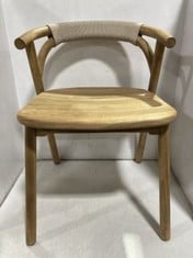 LA REDOUTE FERMYO GARDEN TABLE ARMCHAIR IN NATURAL - ITEM NO. GJJ112 - RRP £337