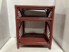 LA REDOUTE MARRACK RATTAN BEDSIDE TABLE - ITEM NO. GKH580 - RRP £105