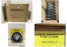 BOX OF 24 X STANLEY - PASSIVE EARMUFF SY345C EU(4859F)