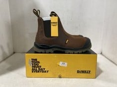 DEWALT INDUSTRIAL FOOTWEAR STEEL TOE STEEL PLATE BOOTS INTROGEN BISON BROWN SIZE 11