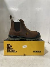 DEWALT INDUSTRIAL FOOTWEAR STEEL TOE STEEL PLATE BOOTS INTROGEN BISON BROWN SIZE 11