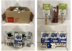 BOX OF ASSORTED DIY TO INCLUDE PRO FINISH 5 PIECE ROLLER KIT