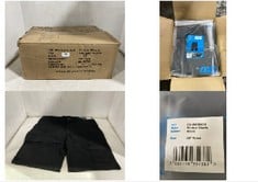 BOX OF 20 X OX WORKER SHORTS IN BLACK - SIZE 38