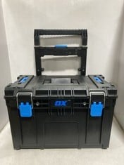 OX TOOL TREK CART BASE UNIT IN BLACK/BLUE - SIZE 597X427X662MM - RRP £129