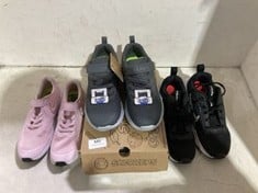 3 X ASSORTED CHILDRENS TRAINERS TO INCLUDE NIKE AIR MAX INTRLK LITE OLDER KIDS IN BLACK SIZE 3