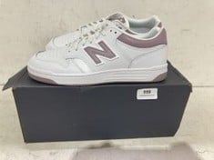 WOMENS NEW BALANCE TRAINERS IN WHITE/ROSE SIZE 7.5