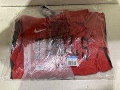 MENS NIKE CHICAGO BULLS HOODIE IN RED/BLACK SIZE M