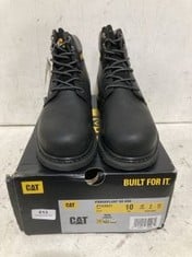 CAT POWER PLANT SAFETY BOOTS BLACK SIZE 9