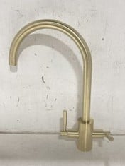 JTP NEWBURY MONO SINK MIXER IN BRUSHED BRASS - RRP - £170