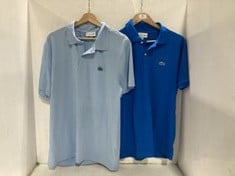 LACOSTE CLASSIC FIT POLO TOP IN ELECTRIC BLUE - RRP - £95 TO INCLUDE LACOSTE REGULAR FIT POLO TOP IN SIZE XL - RRP - £80