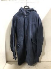 PRETTY GREEN HOODED JACKET NAVY SIZE S 3