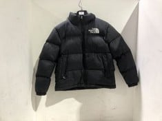 NORTH FACE TEEN PUFFER JACKET BLACK SIZE LG (12)