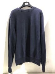 PAUL SMITH CREW NECK SWEATER NAVY BLUE SIZE XL