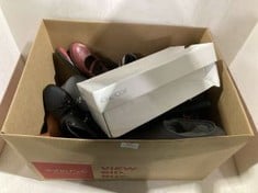 QTY OF ASSORTED ADULTS SHOES TO INCLUDE GEOX KOSMOPOLIS GRIPSHOE IN COFFEE SIZE 6.5