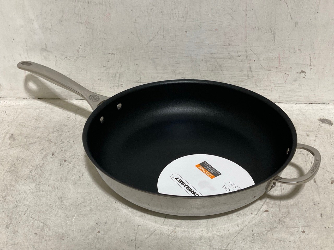 LE CREUSET NON-STICK STAINLESS STEEL FRYING PAN