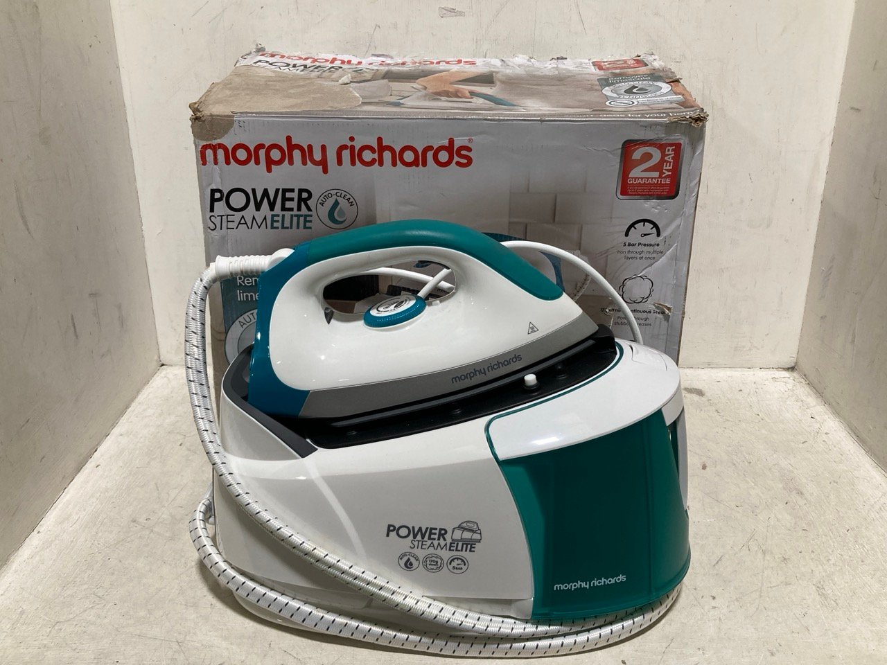 MORPHY RICHARDS POWER STEAM ELITE STEAM GENERATOR IRON 332014 - RRP £209