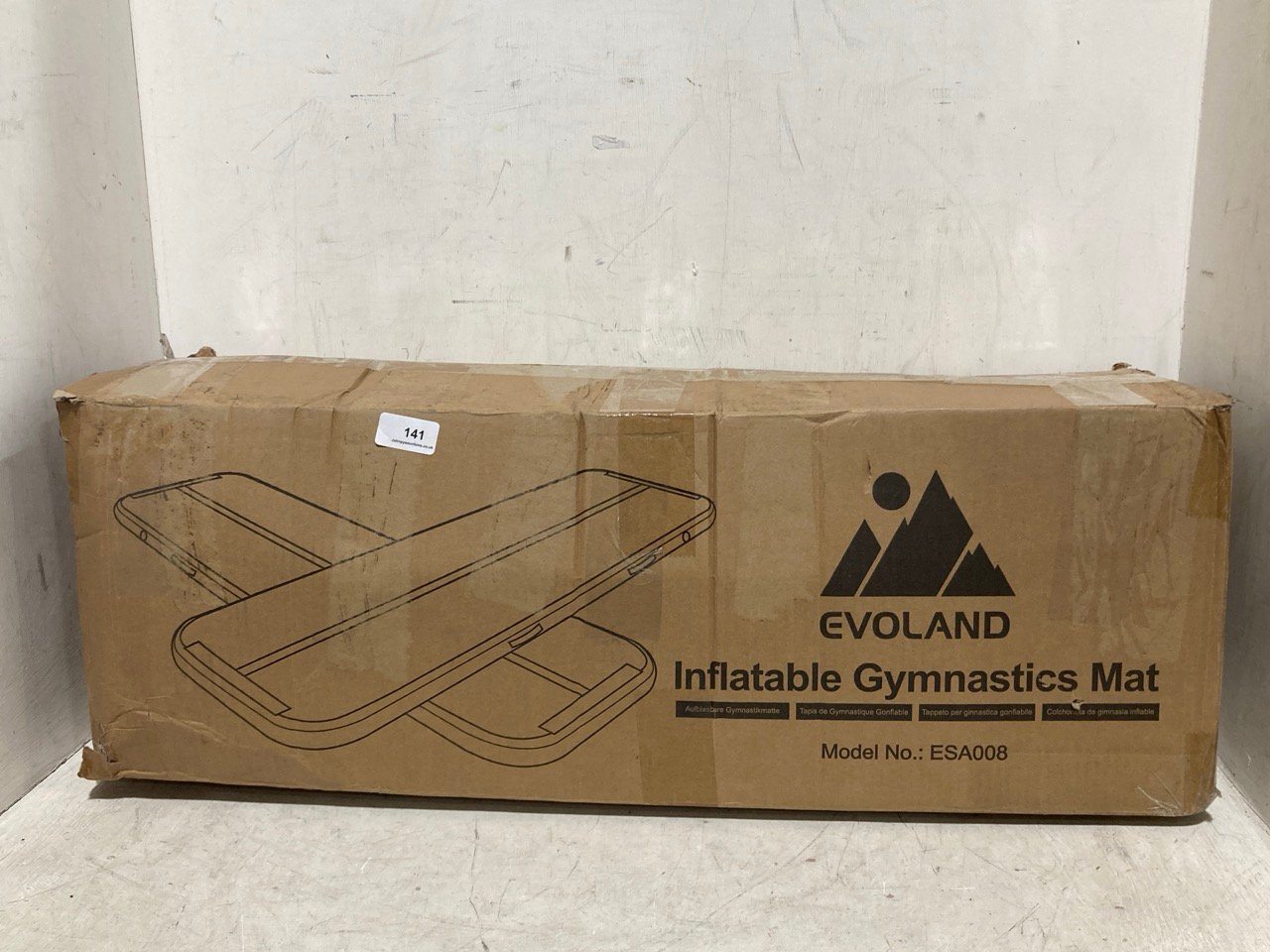 EVOLAND 3M INFLATABLE GYMNASTICS TUMBLING MAT ESA008 - RRP £119